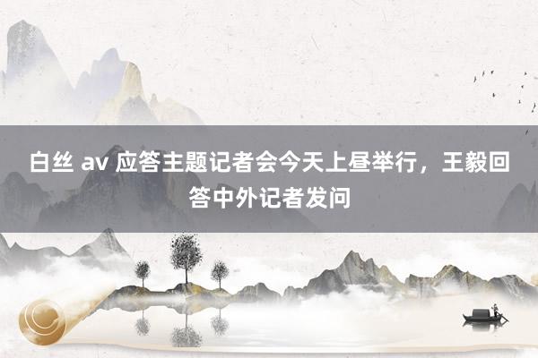 白丝 av 应答主题记者会今天上昼举行，王毅回答中外记者发问